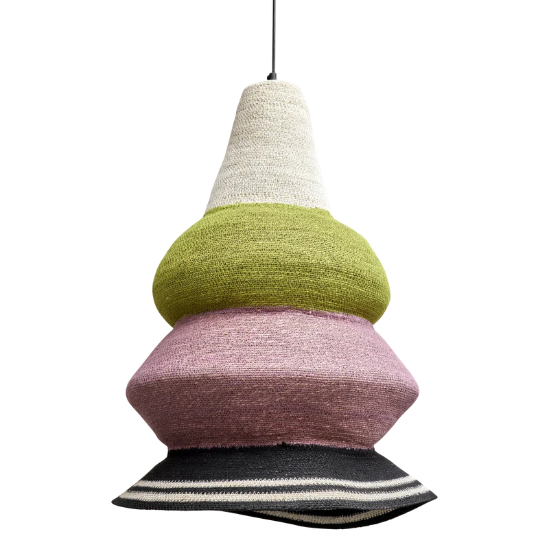 Ekstra stor Søgræs Lampe - Grøn