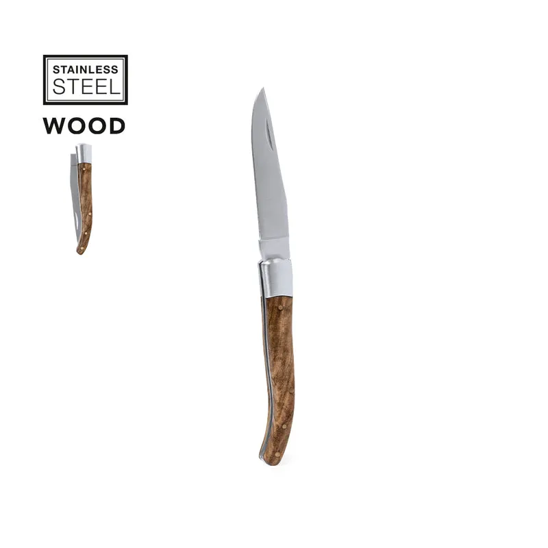Navaja Sostenible Madera y Acero Inox Rinex