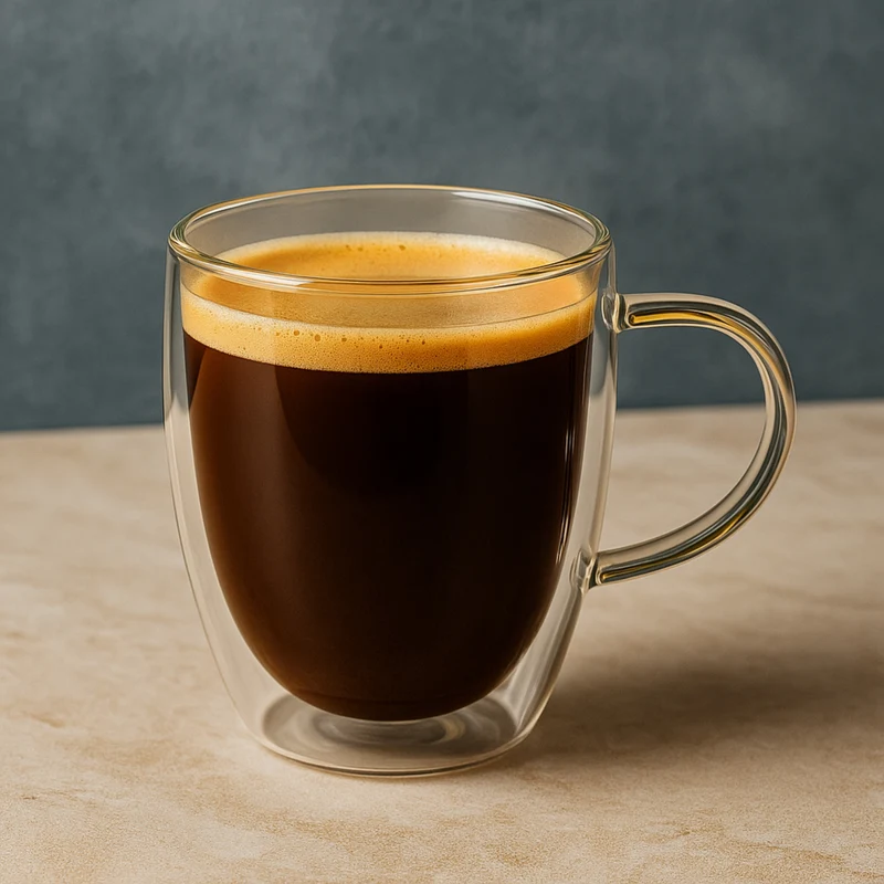 Taza de vidrio doble pared 320 ml Borosilicato Tav