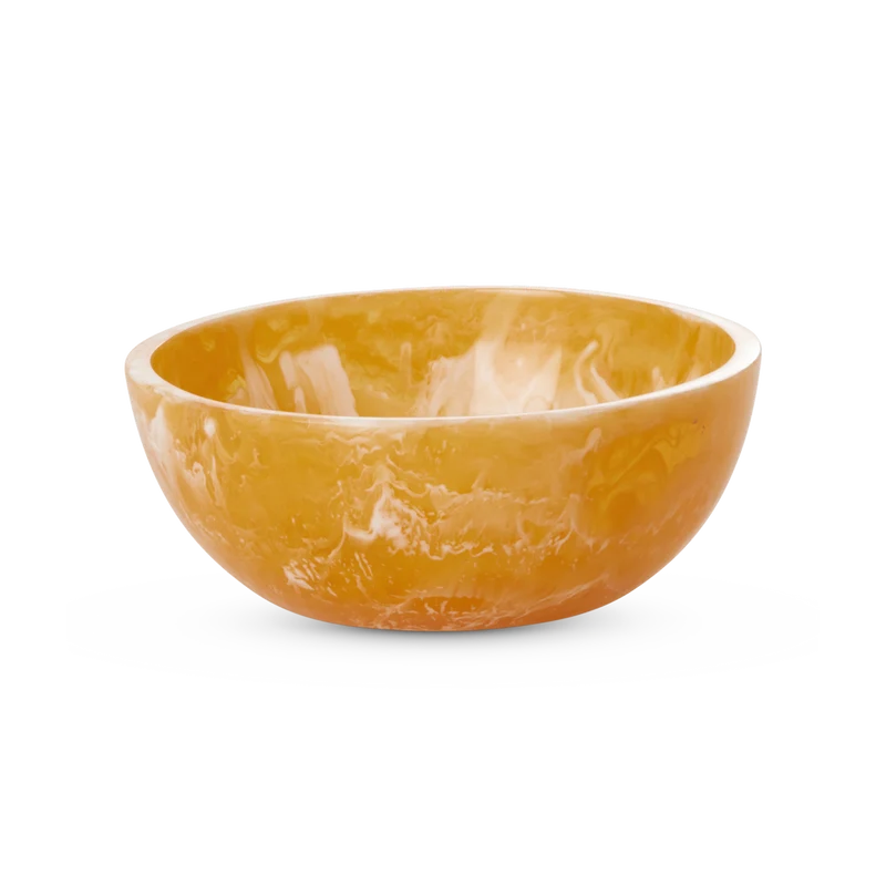 Stor Resin Skål - Gul