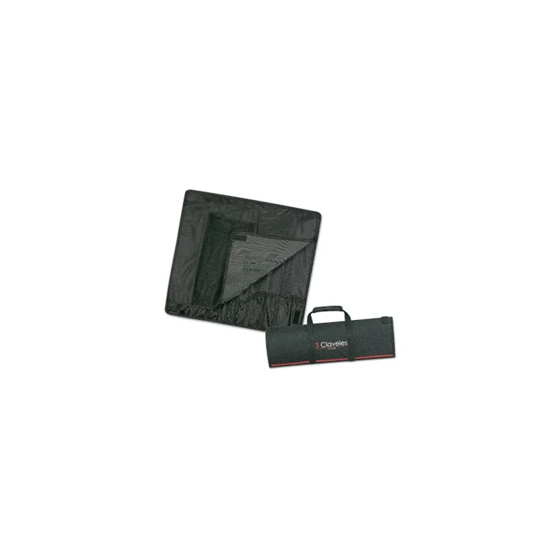 Estuche para 10 Cuchillos 3 Claveles - Maletín Profesional Lavable
