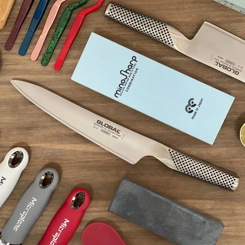 Cuchillo Trinchante Global G-3 – Hoja 21 cm Acero CROMOVA 18