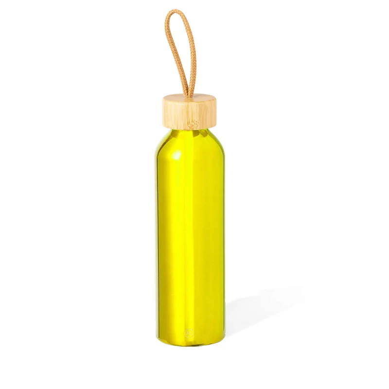 Bidón Ecológico de Aluminio Reciclado con Tapón Bambú Irvinson