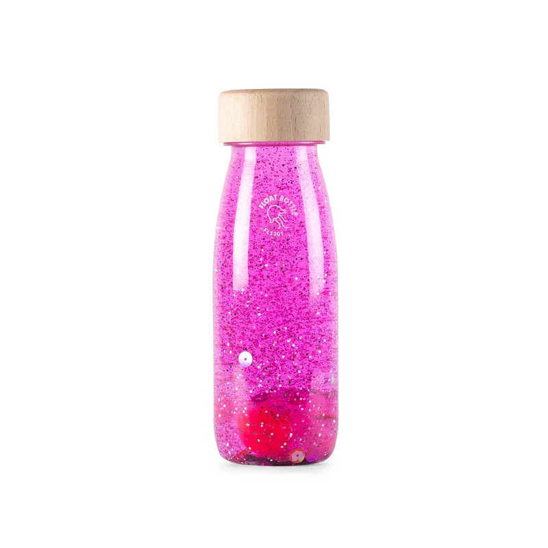 Botella Sensorial Flotante: Rosa