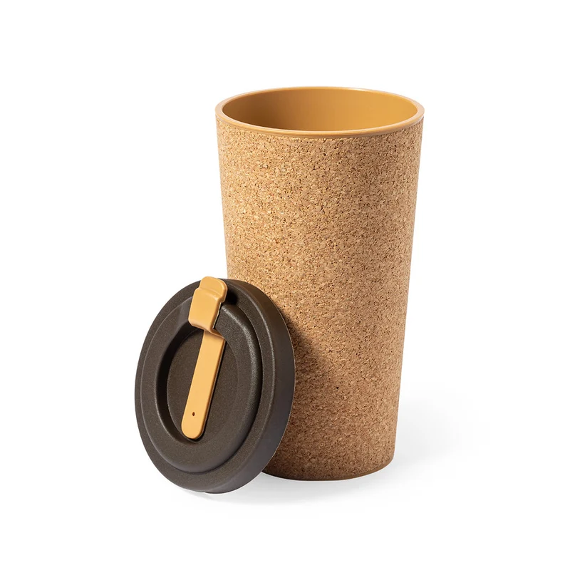 Vaso Térmico Ecológico de Corcho con Dosificador en Tap Borio 500 ml