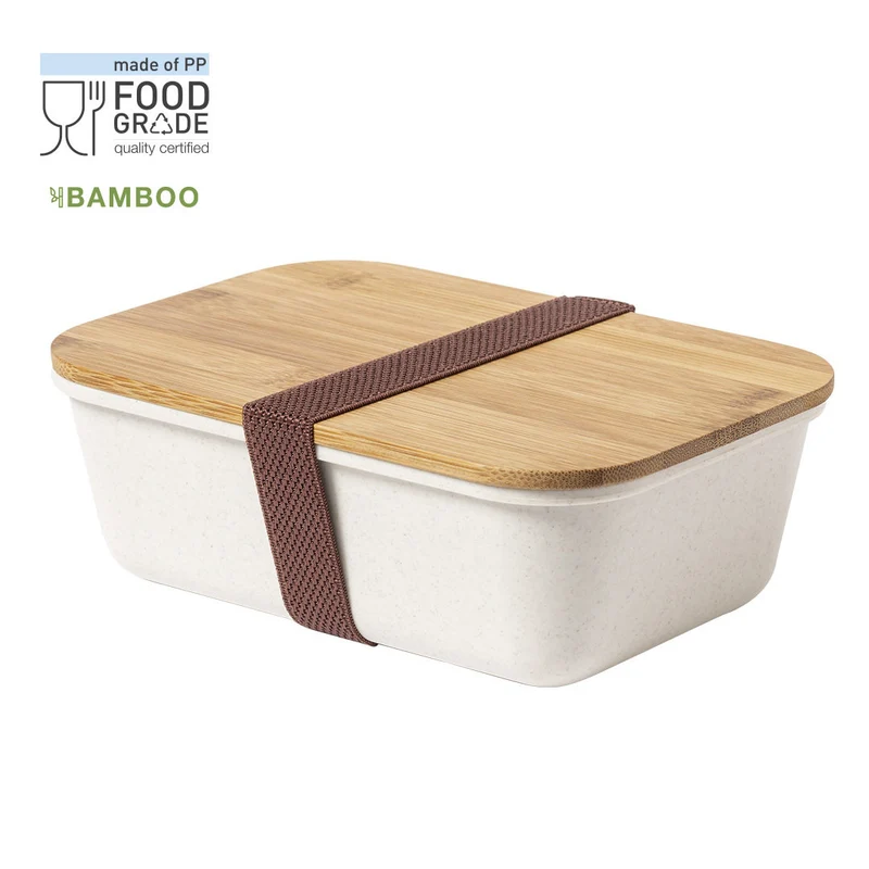 Fiambrera Tupper de Bambú Libre de BPA Certificado Food Grade Thadan 1L