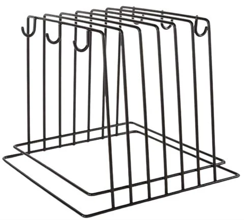 Rack porta tabla metalico color negro CCS