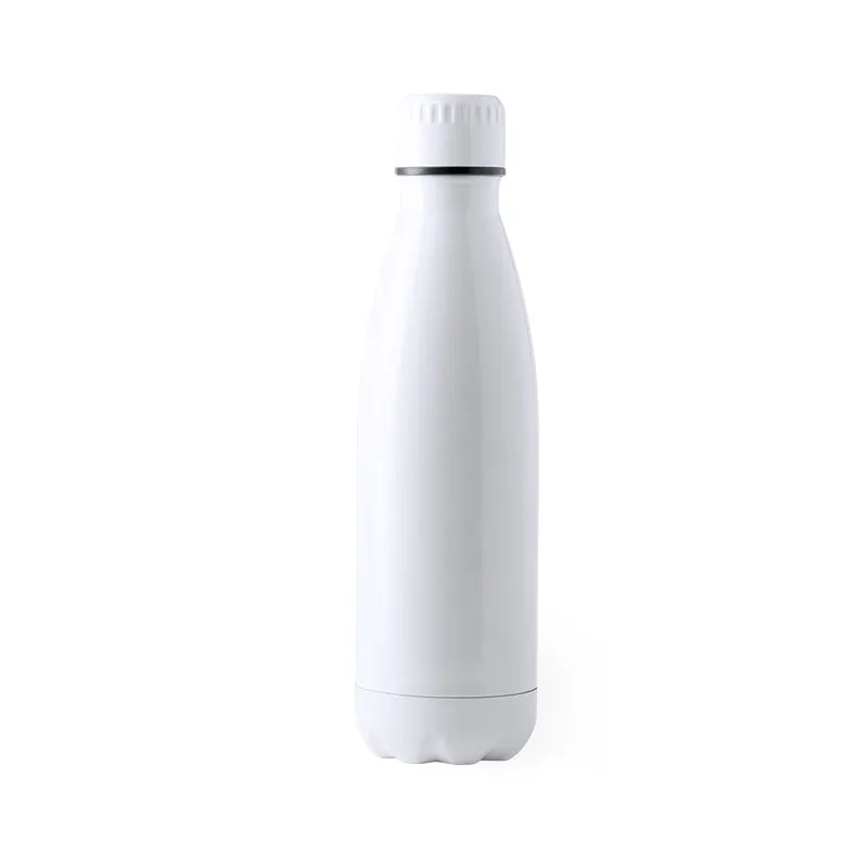 Bidón de Acero Inoxidable Color Blanco para Sublimación Bayron 700 ml
