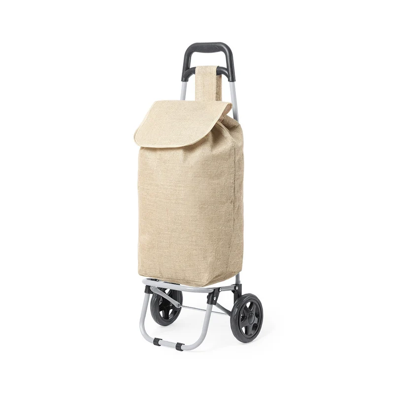 Carro de Compra Plegable Ecológico de Yute Benorax