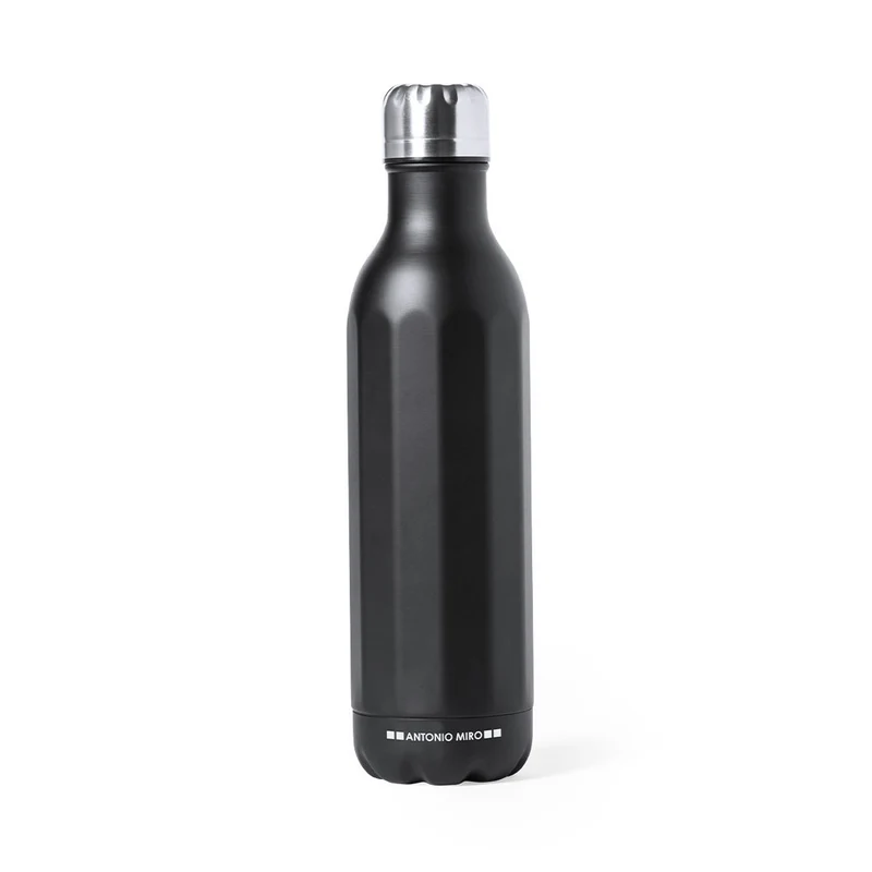 Botella de Acero Inox Negro Satinado Wilson 750 ml