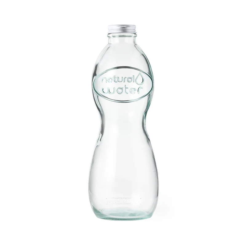 Botella Ecológica de Vidrio Reciclado Certificado GRS Limpix 1 L