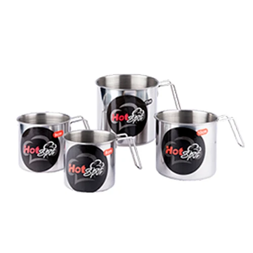 Juego de pocillos de acero inox HS