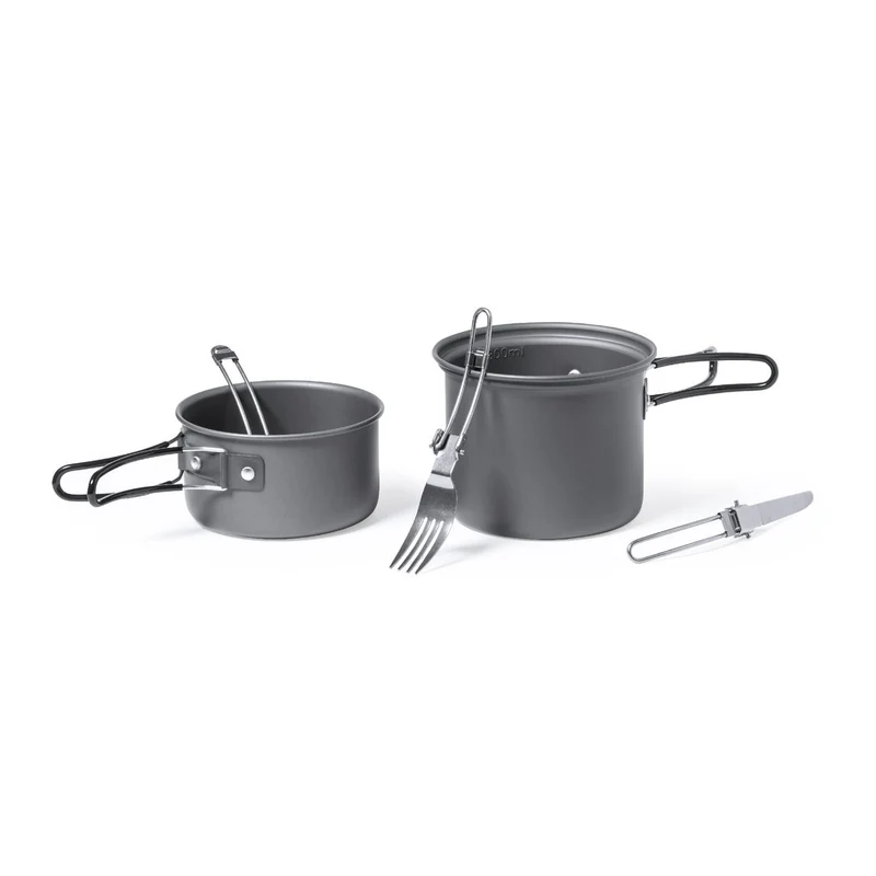 Set de Menaje Ultra Compacto de Acero Inox y Aluminio Sondic