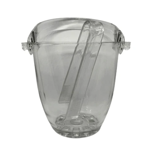 Hielera de Cristal con Asas y Pinzas de Plastico JMX