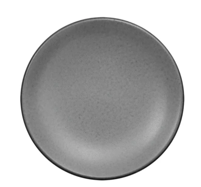 Plato Trinche 27 Chena sin Relieve Gris Denali Mate