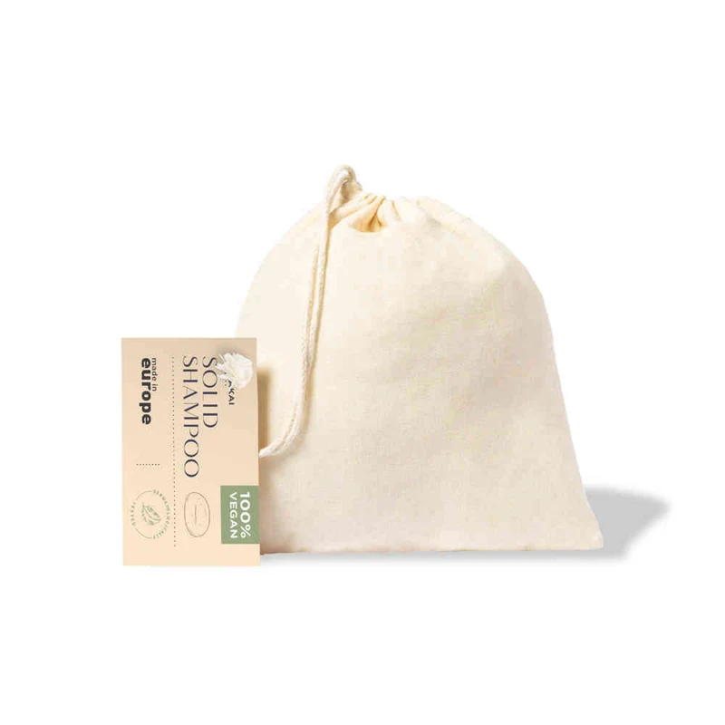 Champú Vegano Cruelty-Free en Bolsa de Algodón Nanon