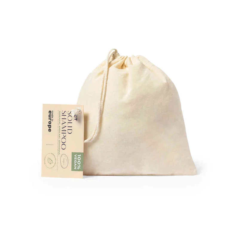 Set de Champús Veganos Cruelty-Free y Bolsa de Algodón Turuen