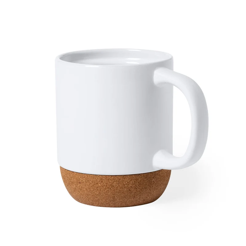 Taza de Cerámica con Base de Corcho Roset 340 ml