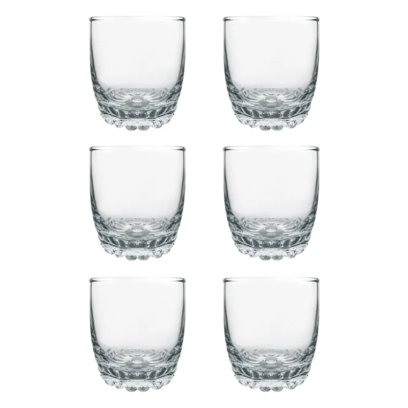 Juego 6 Vasos Muelas 300 ml Nova Glassware
