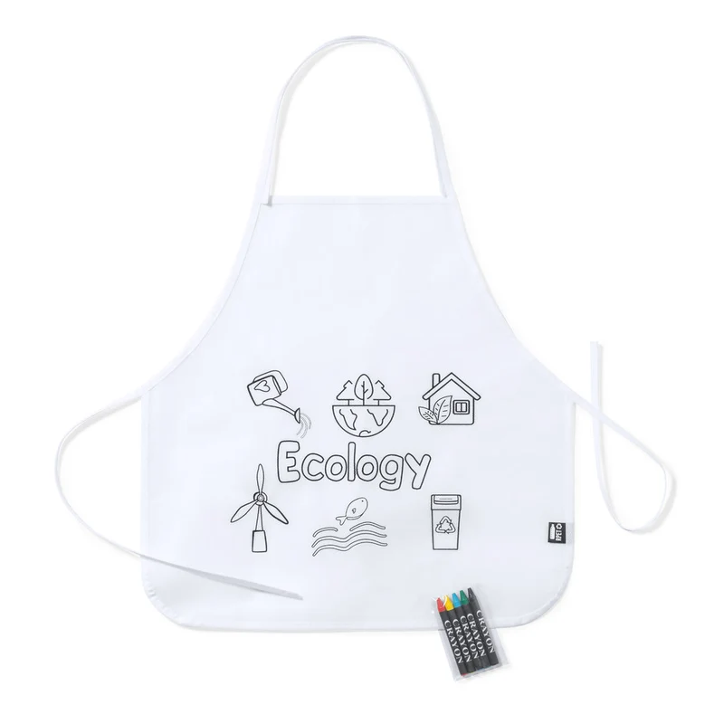 Delantal Infantil Sostenible Non-Woven Recicladopara Colorear Mayfil