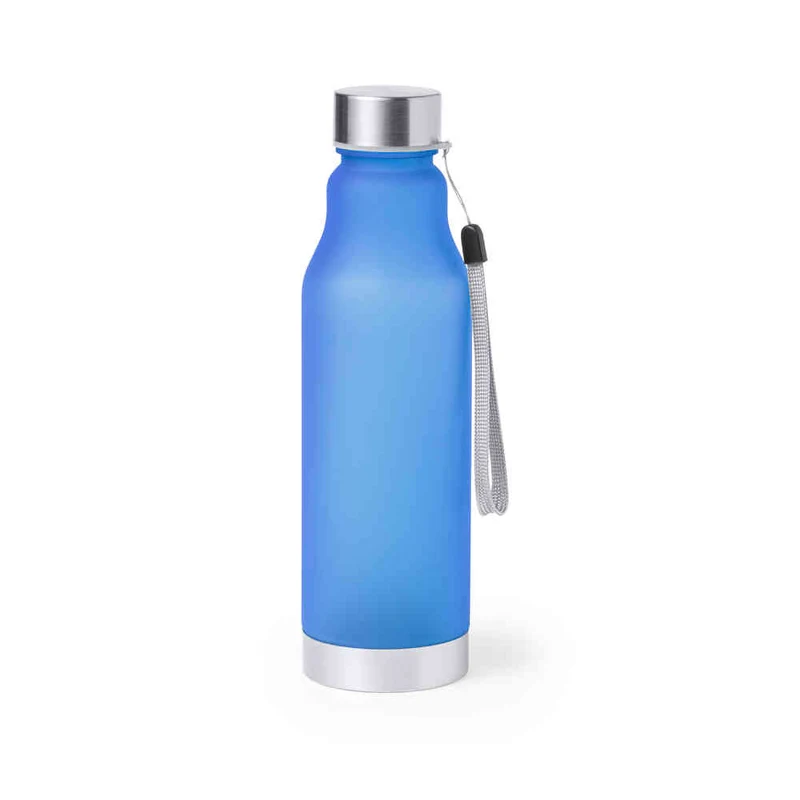 Botella Ecológica de rPET Reciclado y Tapón Rosca Acero Barket 600 ml