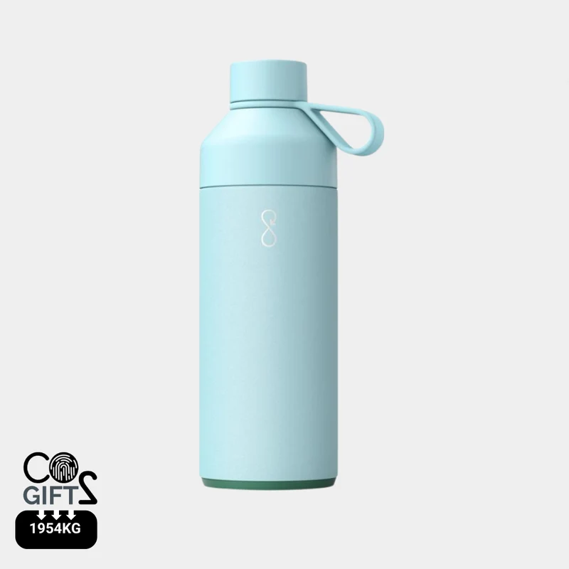 Bidón Térmico Ecológico de Acero Inox Reciclado y rPET con Técnología NFC Ocean Bottle 1L