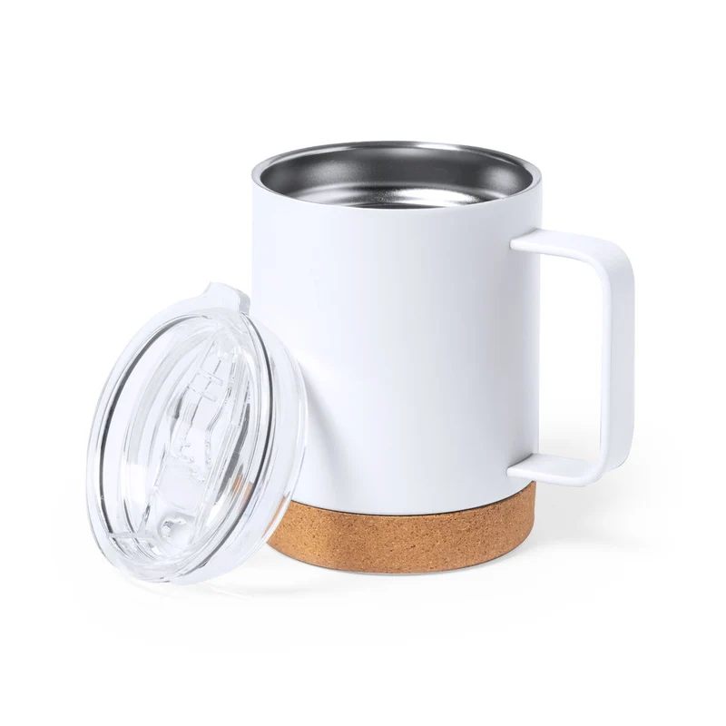 Taza Térmica Acero Inox y Corcho Wifly 330 ml