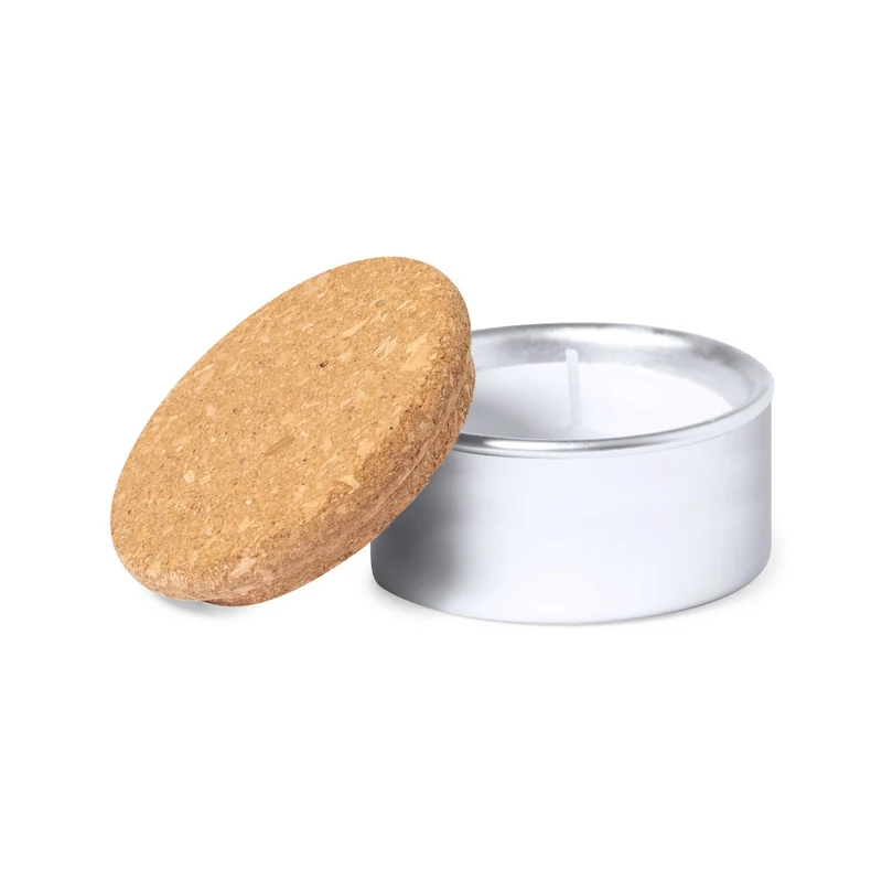 Vela Aromática Sostenible de Vainilla de Cera Vegetal con Tapa Suyen