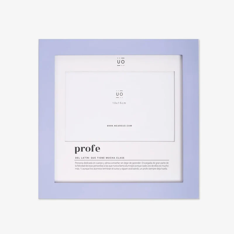 Marco de fotos "Profe” Lavander - UO