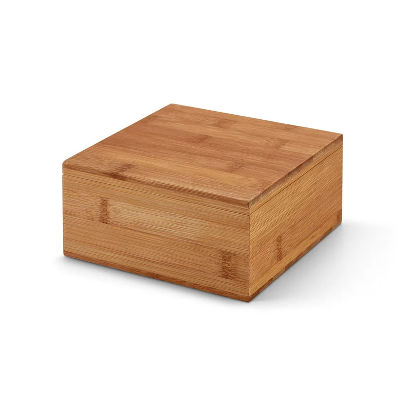Caja para Té Sostenible de Bambú 4 Compartimentos Arnica