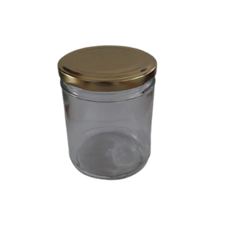 Tarro Jelly Diseño liso Transparente de 9.38 Oz Caja C/12 Piezas Con Tapa Lp