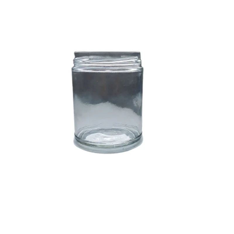 Tarro Jelly Diseño liso Transparente de 9.38 Oz Caja C/12 Piezas Sin Tapa Lp