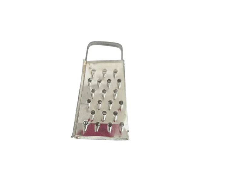 Mini Rallador Cuadrado 4 Lados en galvanizado Asa de Acero de 3"