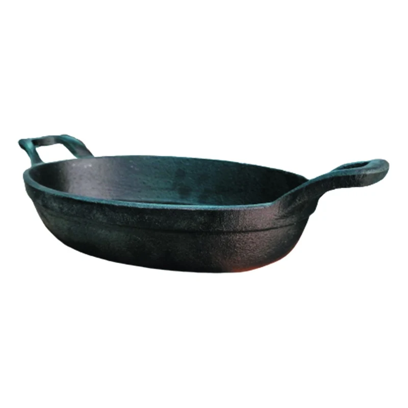 Sarten Ovalado de Hierro Fundido 22 x 15 cm VCT