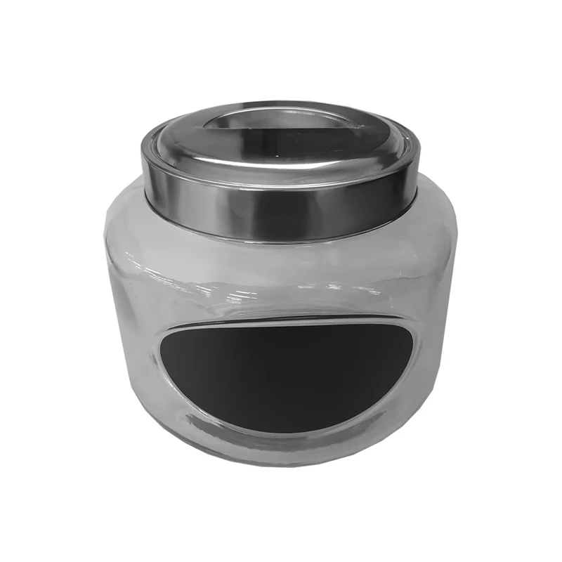 Frasco Especiero Redondo de Vidrio con Tapa 3L BH