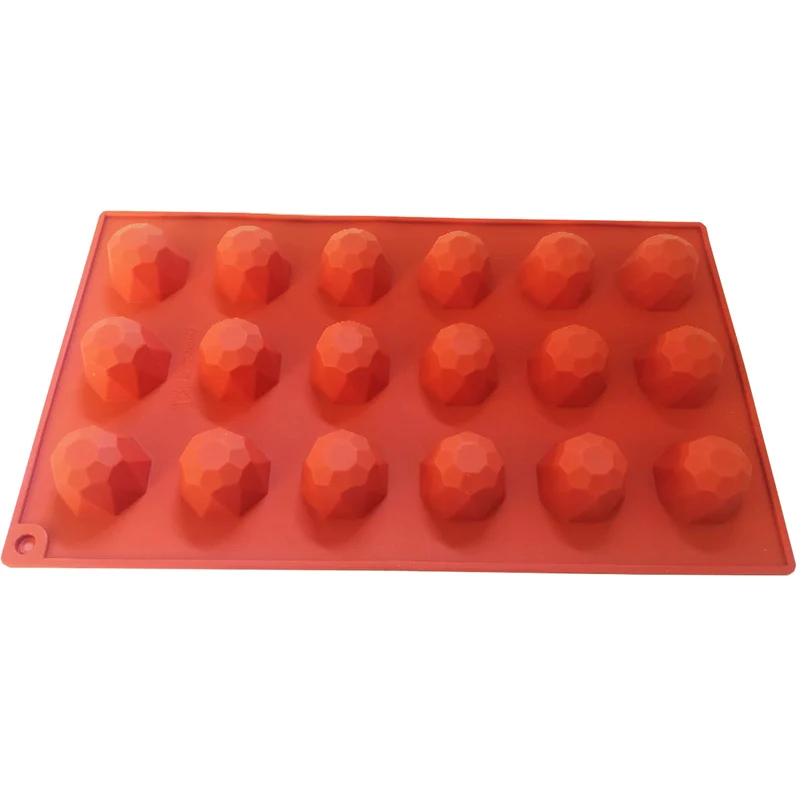 Molde de Silicon 18 Chocolates Pentagono Vct