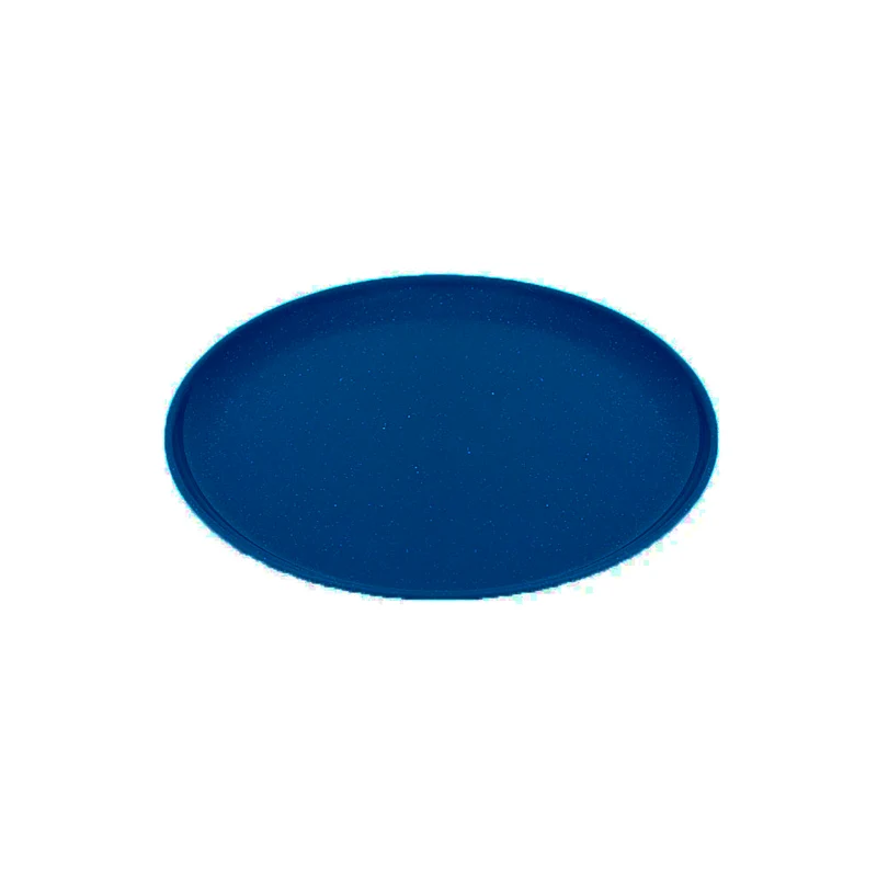 Linea Plastipeltre Plato Tres Tostadas de 24.5cm Caja c/105 pzas Azul Marino
