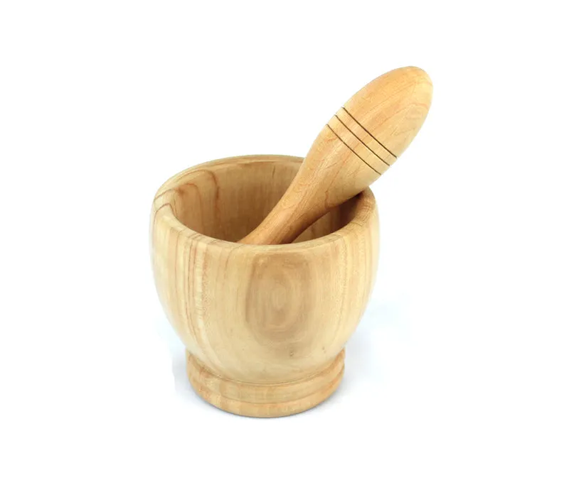Mortero c/Macerador de Madera Madroño Grande OZNOX