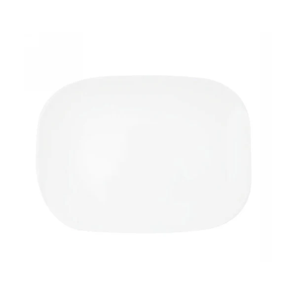 Linea Venecia Vidrio Plato Rectangular Opal 30 cm Caja c/24 pzas SYC/ANF