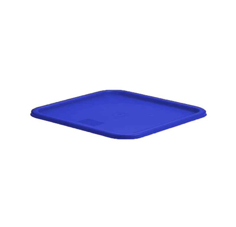 Tapa Cuadrada Plastica Azul de 12,Y 18 QT CCS
