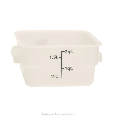 Contenedor Cuadrado Polietileno 2 QT BWTH/CCS