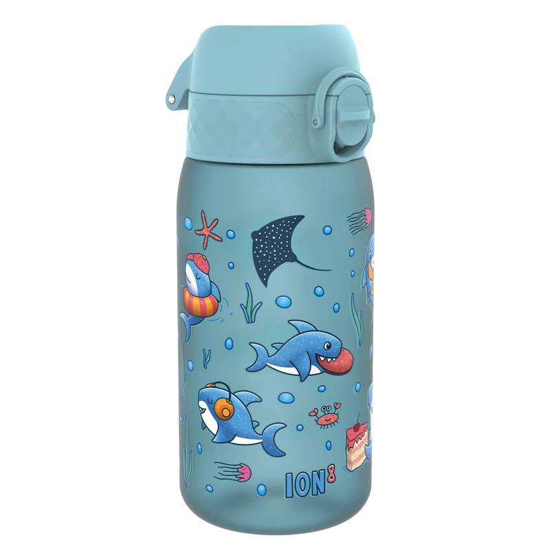 Leak Proof Kids Water Bottle, Recyclon, Sharks, 350ml (12oz)