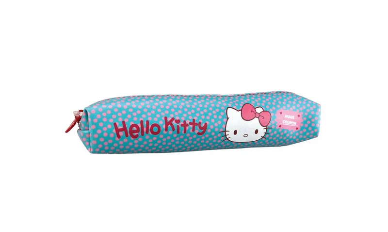 Estojo Turquesa/Rosa - Hello Kitty