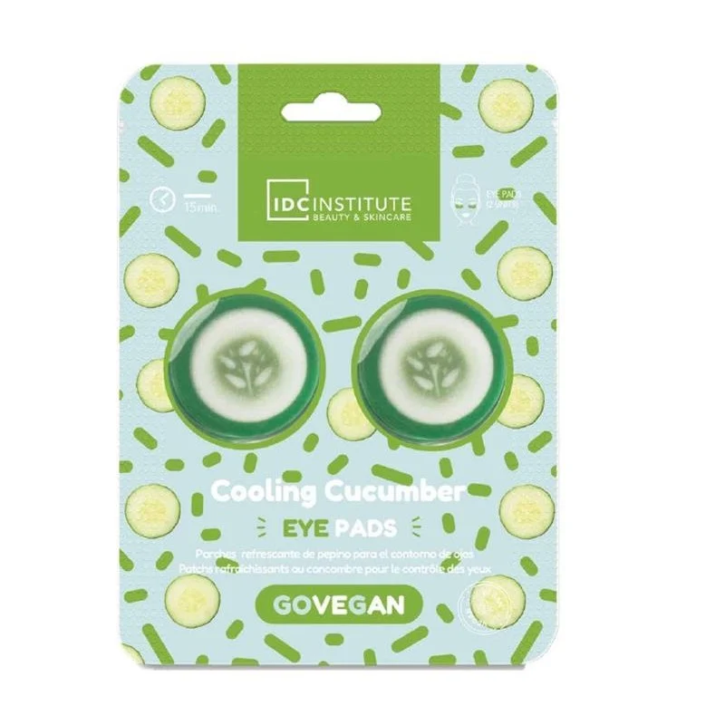Discos refrescantes p/contorno de olhos de pepino