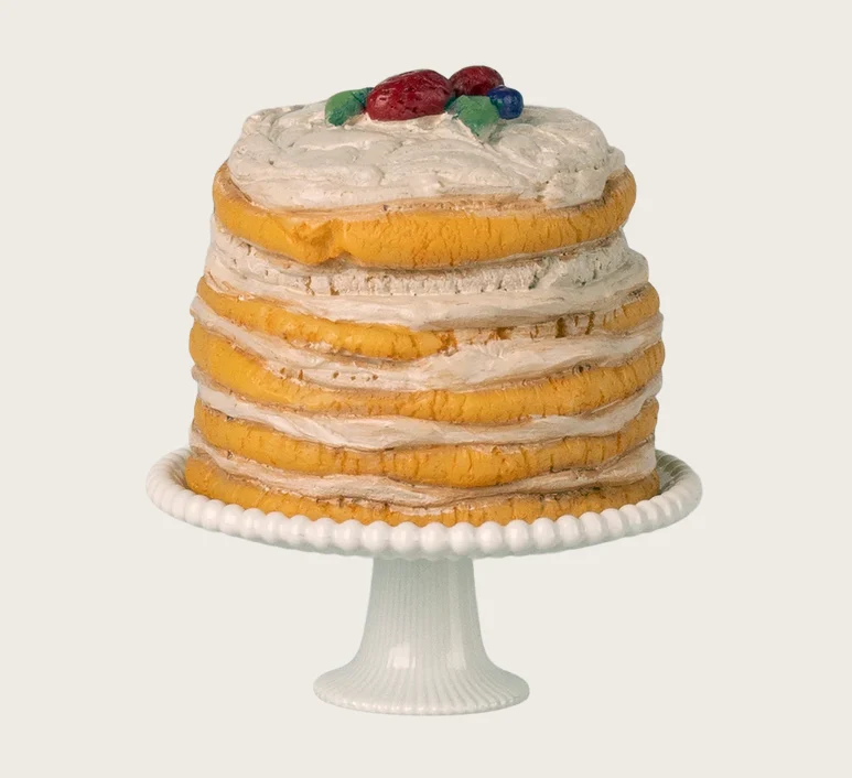 Bolo de festa e suporte para bolo - Maileg