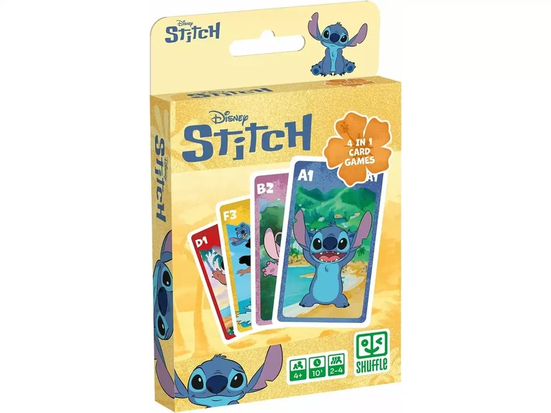Jogo Cartas 4 em 1 - Stitch