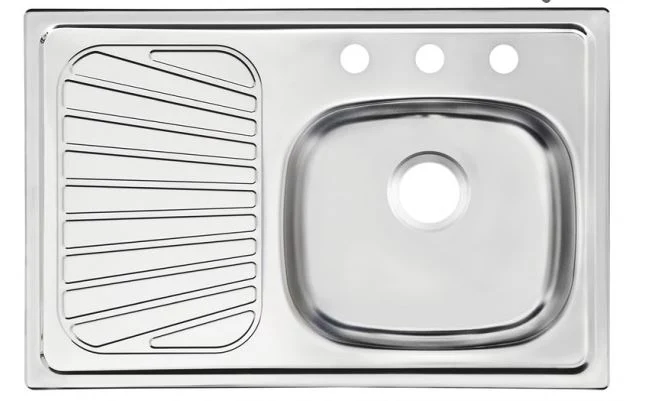 Tarja/Fregadero Tramontina 80x52x13 cm Derecha Empotrar