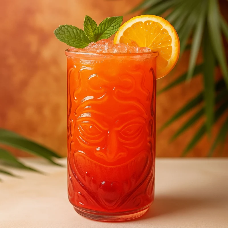 Vaso Tiki Cocktail Calavera 545 ml Caja con 6 piezas