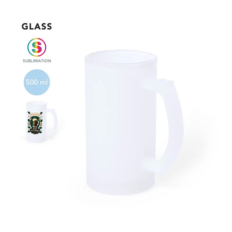 Jarra Sostenible de Cristal Acabado Mate Oxia 500 ml