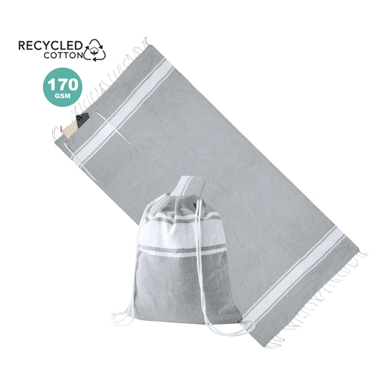 Mochila Pareo Ecológica Algodón Reciclado Carey 170 g/m²